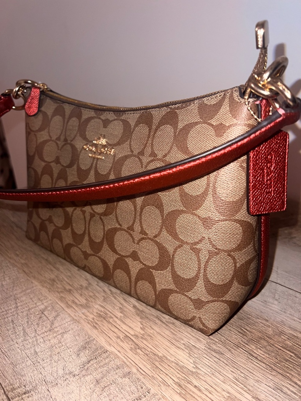 Coach Bag with Colored Lining - Picture 6 of 6